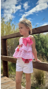Conjunto rayas MON PETIT BONBON