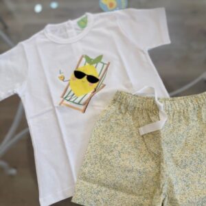 Conjunto niño liberty amarillo PIO PIO