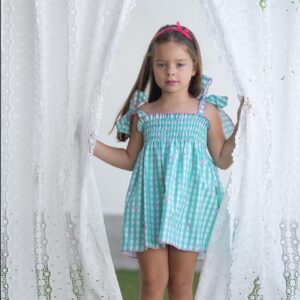 Vestido engomado caballitos MON PETIT BONBON