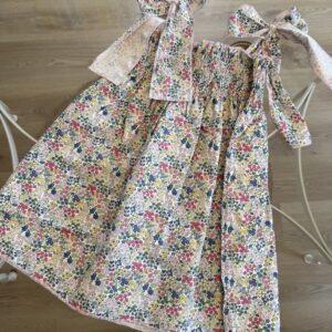 Vestido engomado liberty MON PETIT BONBON