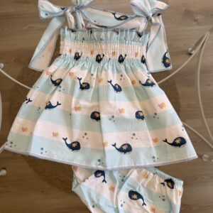 Jesusito engomado ballenas MON PETIT BONBON