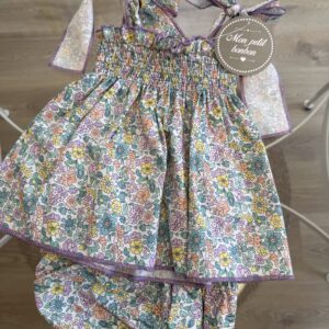 Jesusito engomado liberty morado MON PETIT BONBON