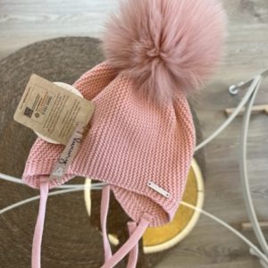 Gorro orejero rosa empolvado PANGASA