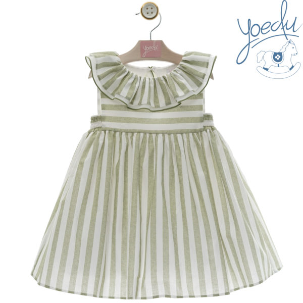 Vestido raya verde YOEDU
