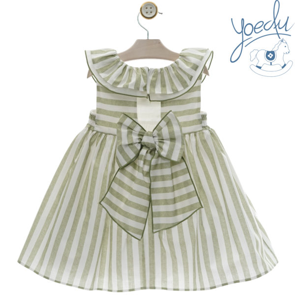 Vestido raya verde YOEDU - Imagen 2