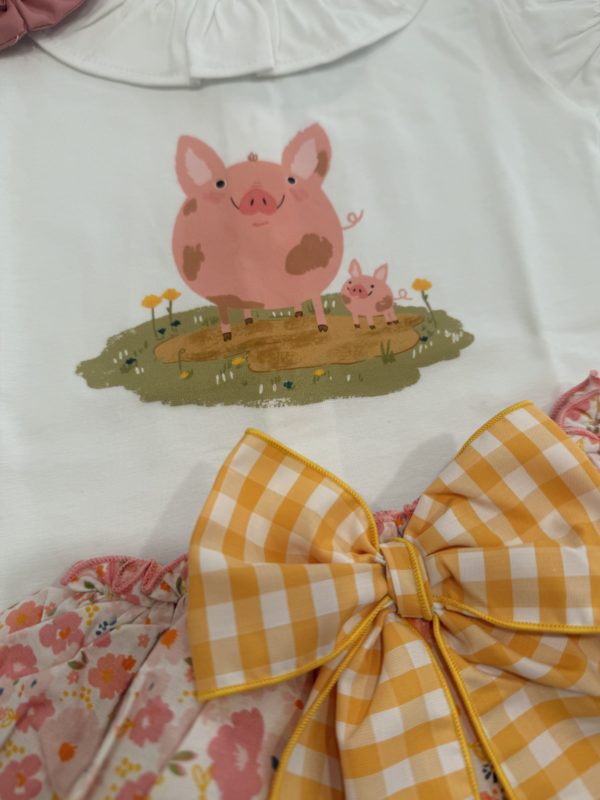 Conjunto cerdito niña PIIO PIO - Imagen 2