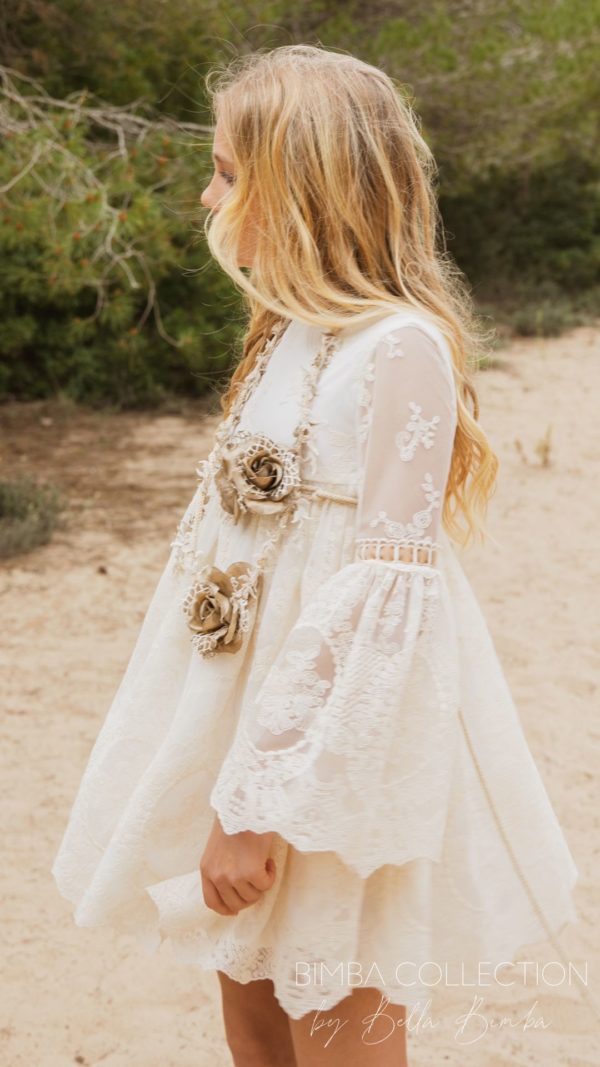 Vestido tul bordado BELLA BIMBA - Imagen 2