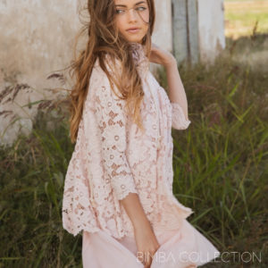 Vestido asimÉtrico encaje BELLA BIMBA