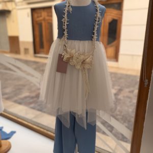 Conjunto midi azul con tul BELLA BIMBA