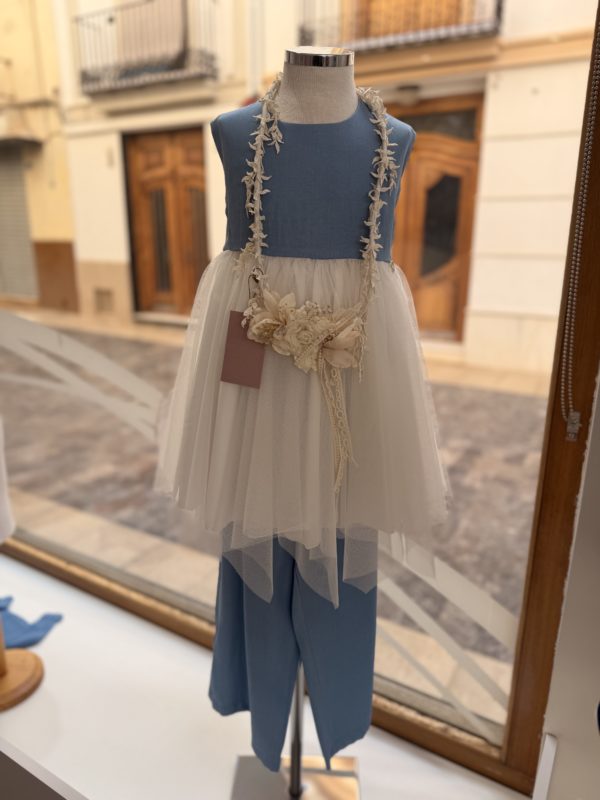 Conjunto midi azul con tul BELLA BIMBA
