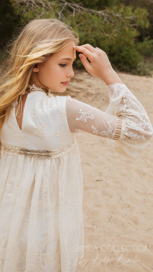 Vestido tul bordado BELLA BIMBA - Imagen 3