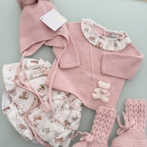 Conjunto osito rosa PANGASA