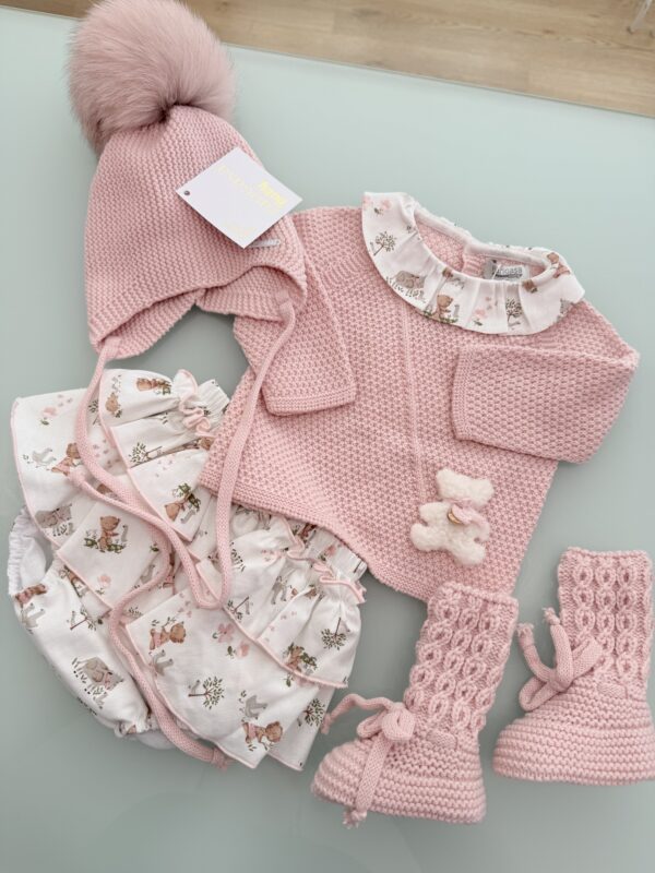 Conjunto osito rosa PANGASA