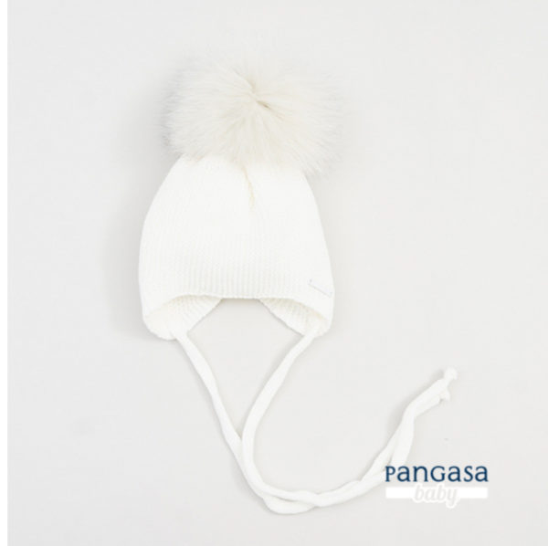 Gorro orejero marfil PANGASA