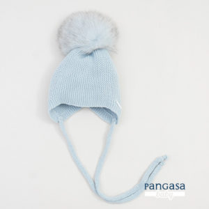 Gorro orejero celeste empolvado PANGASA