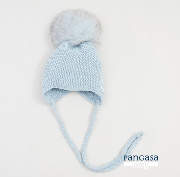 Gorro orejero celeste empolvado PANGASA