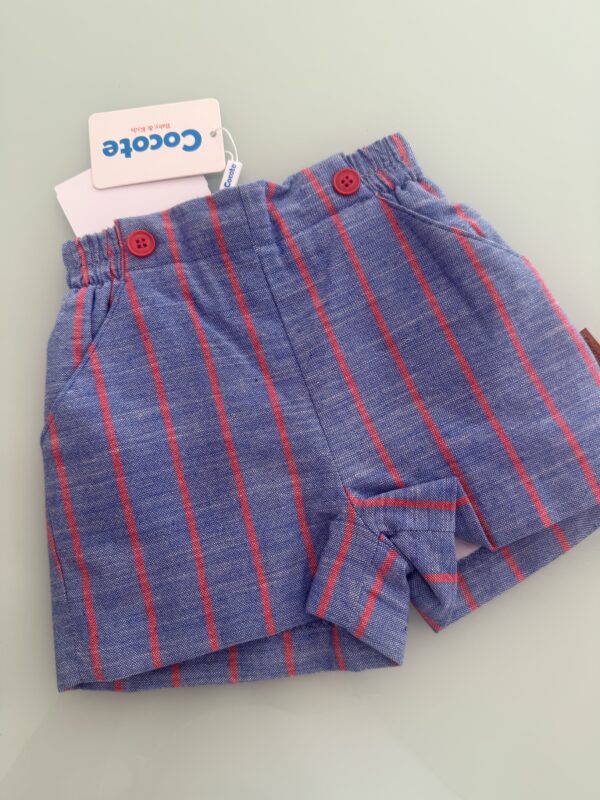 Pantalón corto raya fresa COCOTE