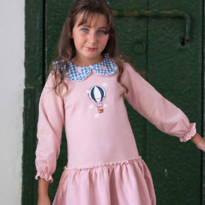 Vestido felpa globos MON PETIT BONBON