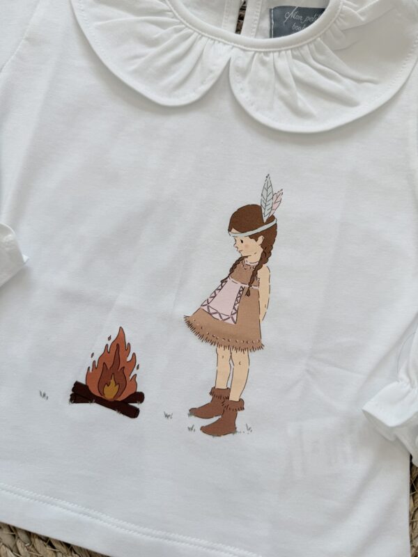 Camiseta india MON PETIT BONBON - Imagen 2