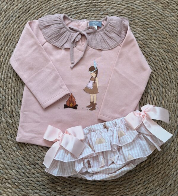 Conjunto india MON PETIT BONBON - Imagen 2