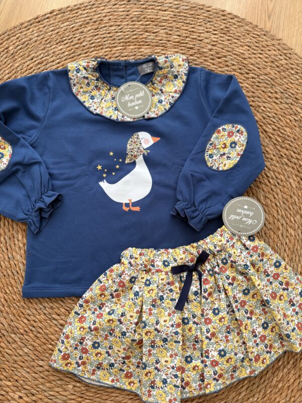 Conjunto falda oca liberty MON PETIT BONBON