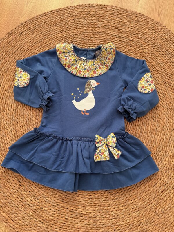 Vestido oca liberty MON PETIT BONBON