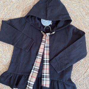 Sudadera negra niña MON PETIT BONBON