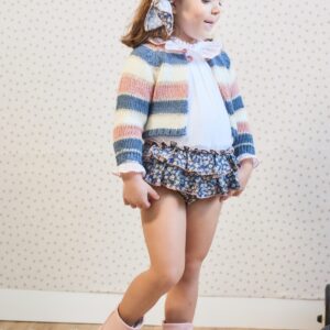 Chaqueta rayas larga mi petit mon LA MARTINICA