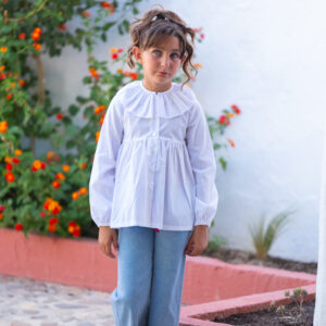 Blusa blanca MON PETIT BONBON