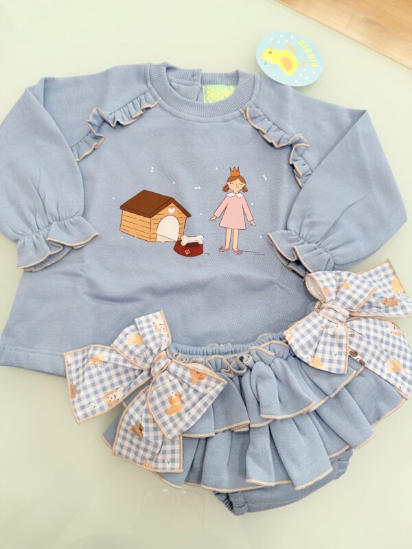 Conjunto vichy perritos PIO PIO - Imagen 3