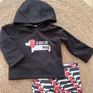 Conjunto perrito salchicha niño COCOTE