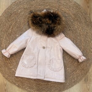 Charol evase rosa bebe camel LA MARTINICA