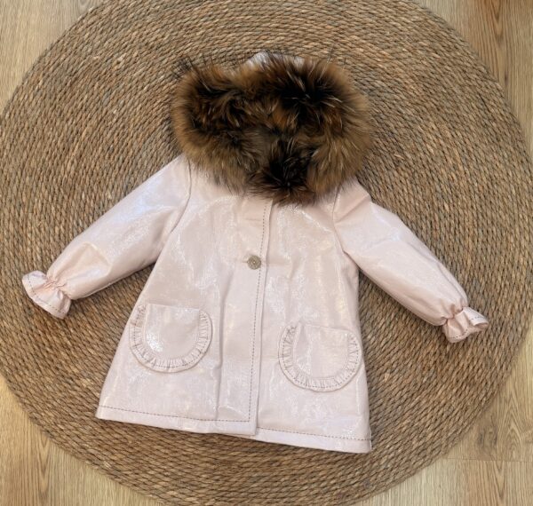 Charol evase rosa bebe camel LA MARTINICA