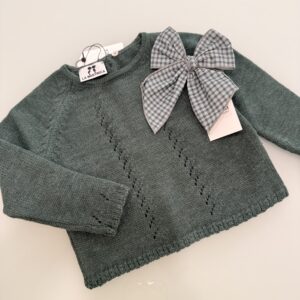Jersey verde petit & flores LA MARTINICA