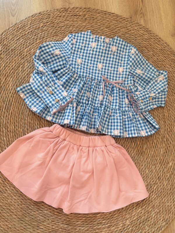Conjunto blusa globos MON PETIT BONBON