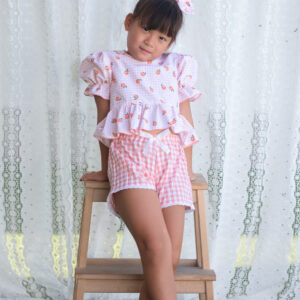 Blusa melocotones niña MON PETIT BONBON