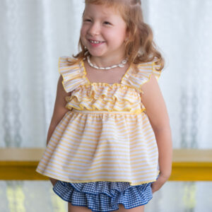 Jesusito rayas amarillas MON PETIT BONBON