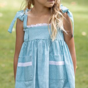 Vestido mini vichy margueritte