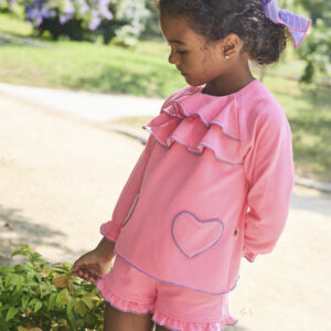 Conjunto short niña pantera rosa LA MARTINICA