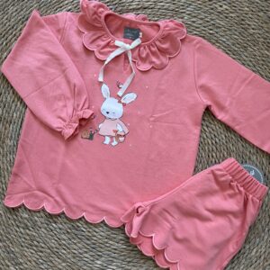 Conjunto felpa conejito MON PETIT BONBON