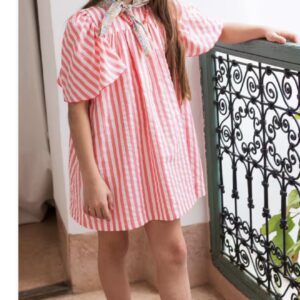 Vestido rayas fluor KIDS CHOCOLATE