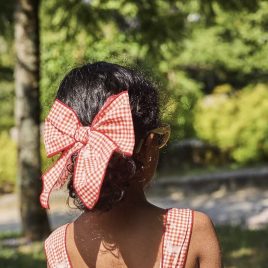 Lazo mediano vichy perritos scooby LA MARTINICA