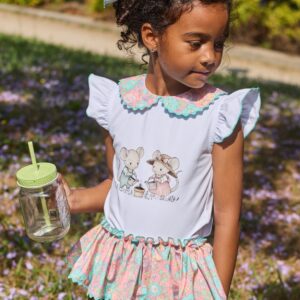 Conjunto petunia niña LA MARTINICA