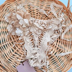 Pechera guipur beige BIMBA COLLECTION
