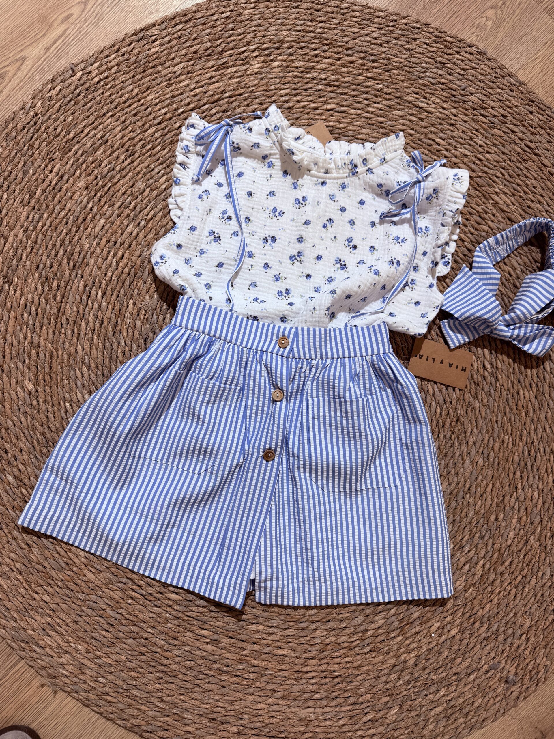 Blusa bambula flores MIA Y LIA