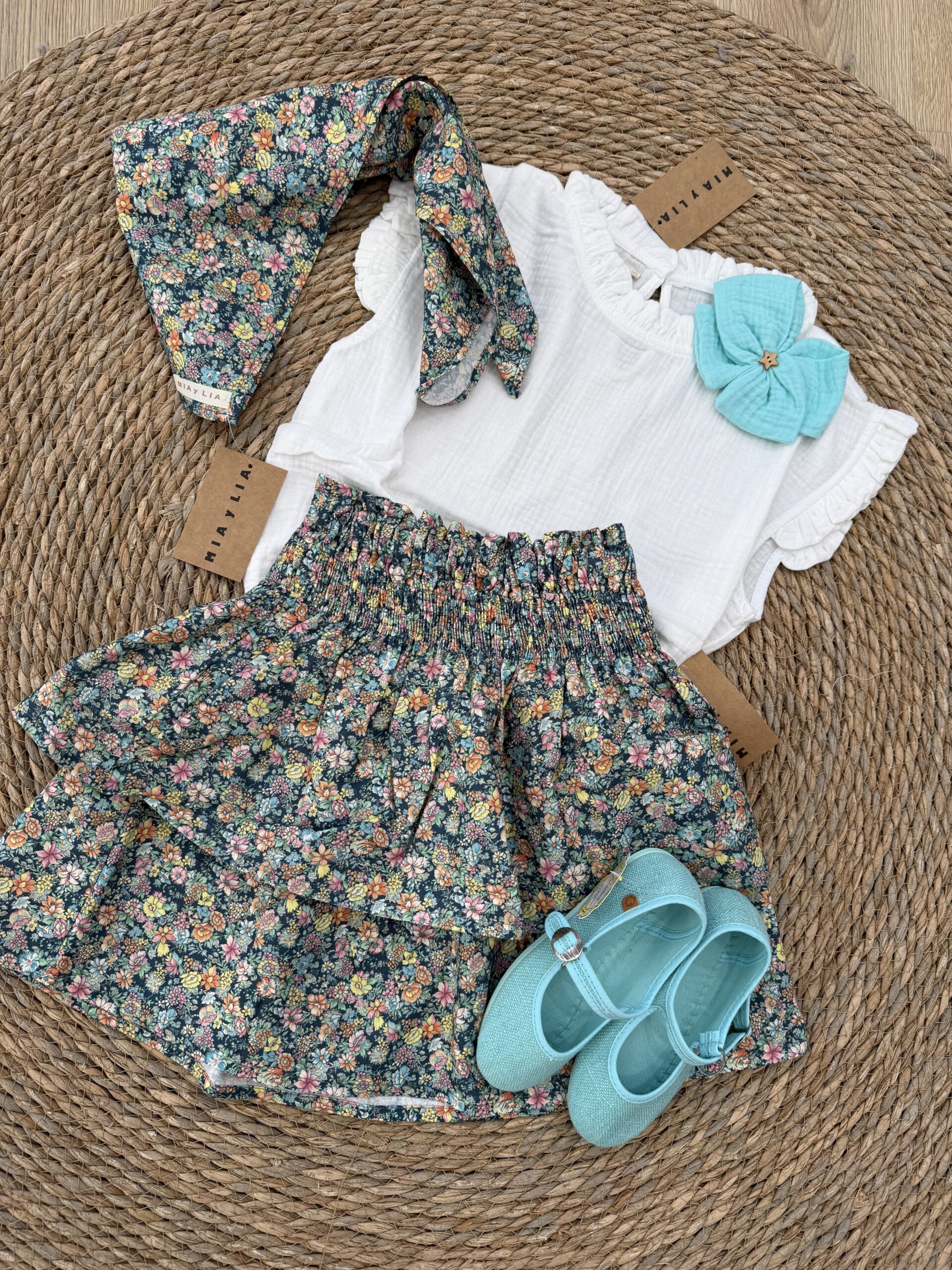 Falda volantes liberty MIA Y LIA