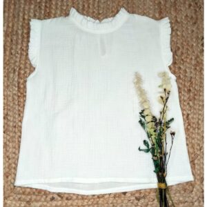 Blusa blanca bambula MIA Y LIA