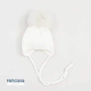 Gorro orejero marfil PANGASA