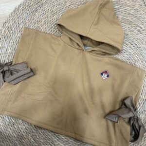 Sudadera chaleco camel MON PETIT BONBON