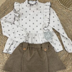 Conjunto calaveras niña MON PETIT BONBON